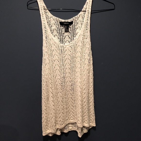 Forever 21 Tops - Loose Knit Sweater Tank
